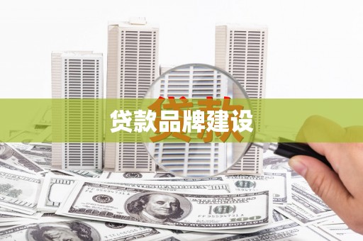 威信贷款品牌建设