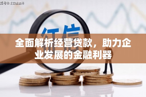 威信全面解析经营贷款，助力企业发展的金融利器