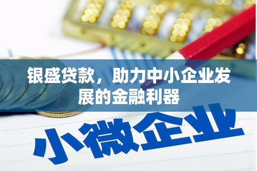 威信银盛贷款，助力中小企业发展的金融利器