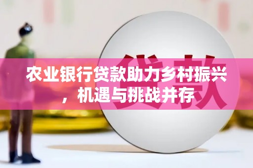 威信农业银行贷款助力乡村振兴，机遇与挑战并存