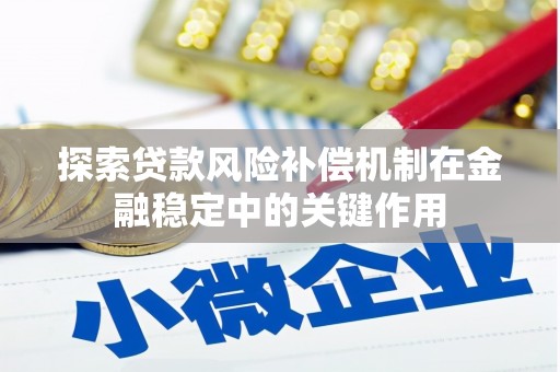 威信探索贷款风险补偿机制在金融稳定中的关键作用
